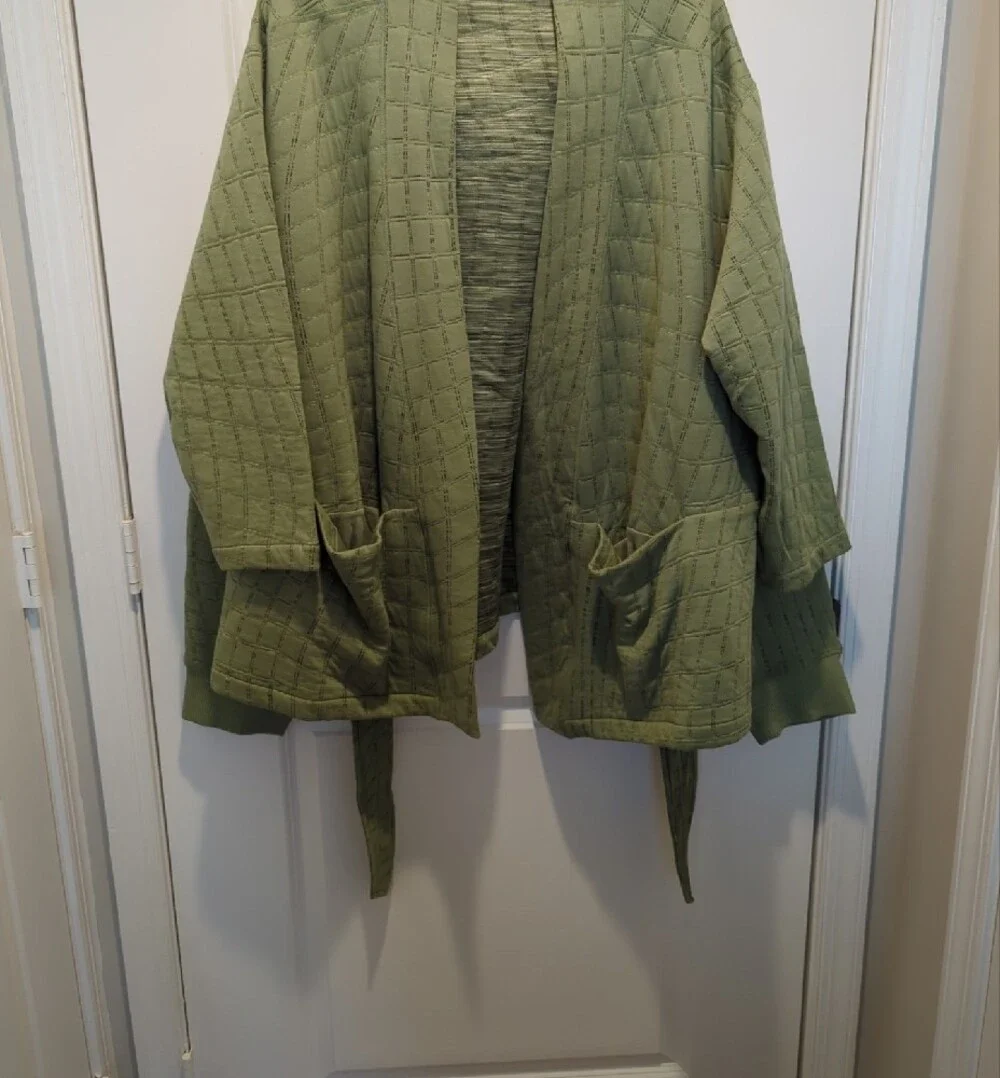 Nike Quilted Yoga Thermafit Set Jacket And Pants Reversible Size 2x